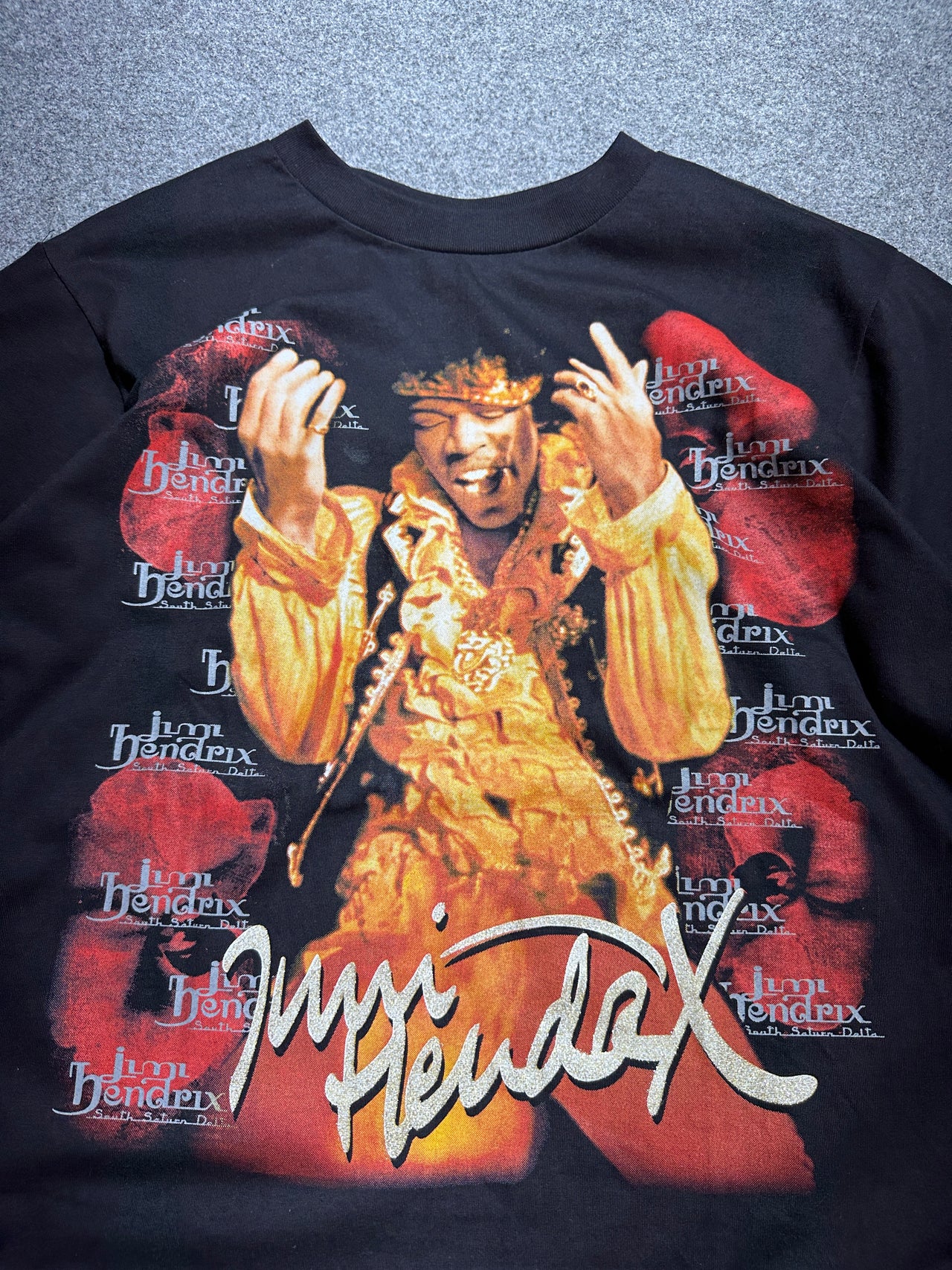 late 90s Jimi Hendrix double stitch tee (L)
