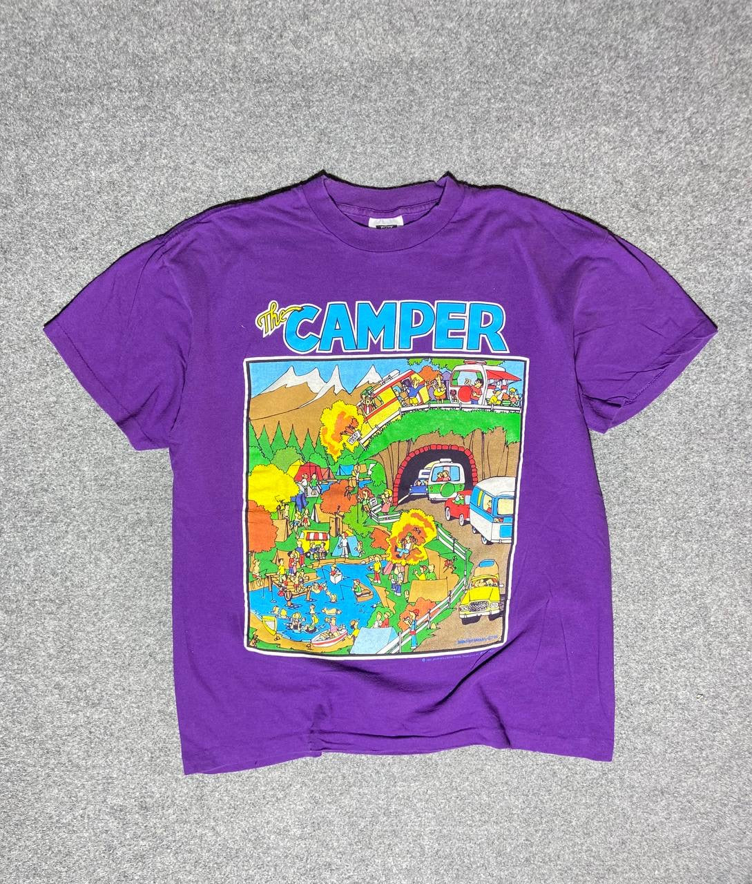 90s “The Camper” single stitch tee (L)