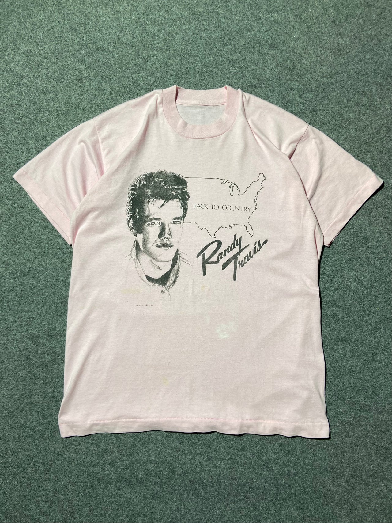 80s “Randy Travis” single stitch tee (L)