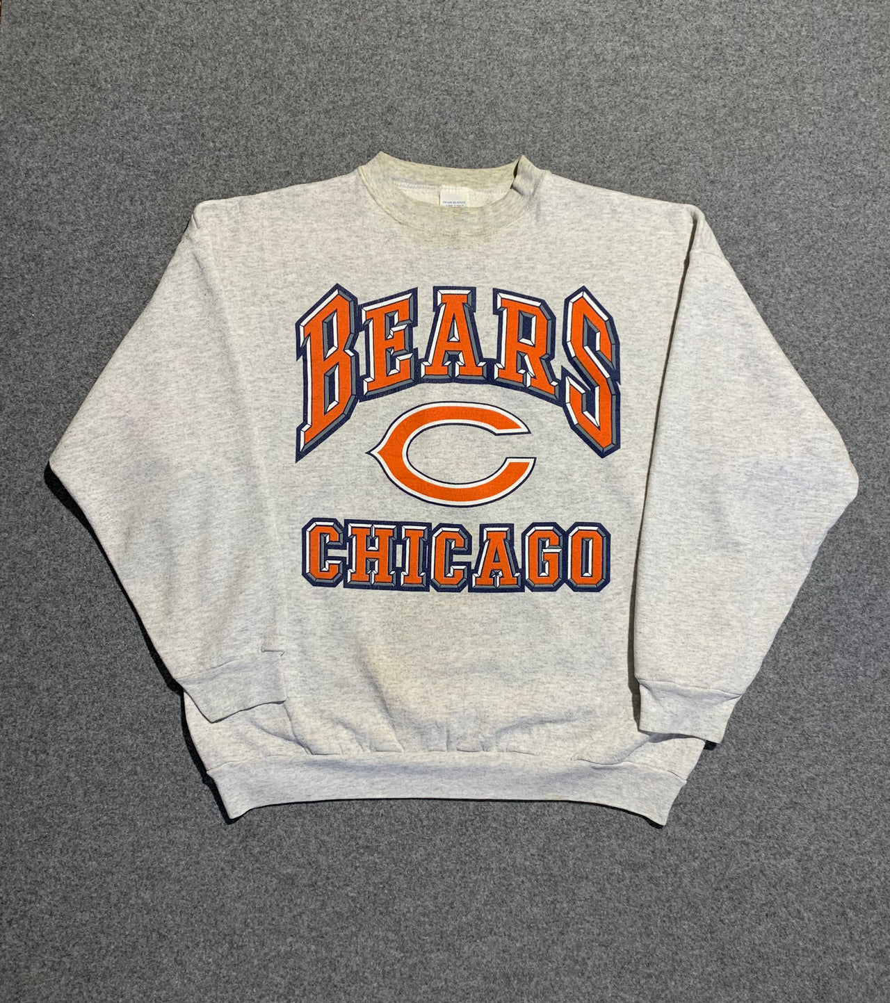 BEARS CHICAGO GREY CREWNECK