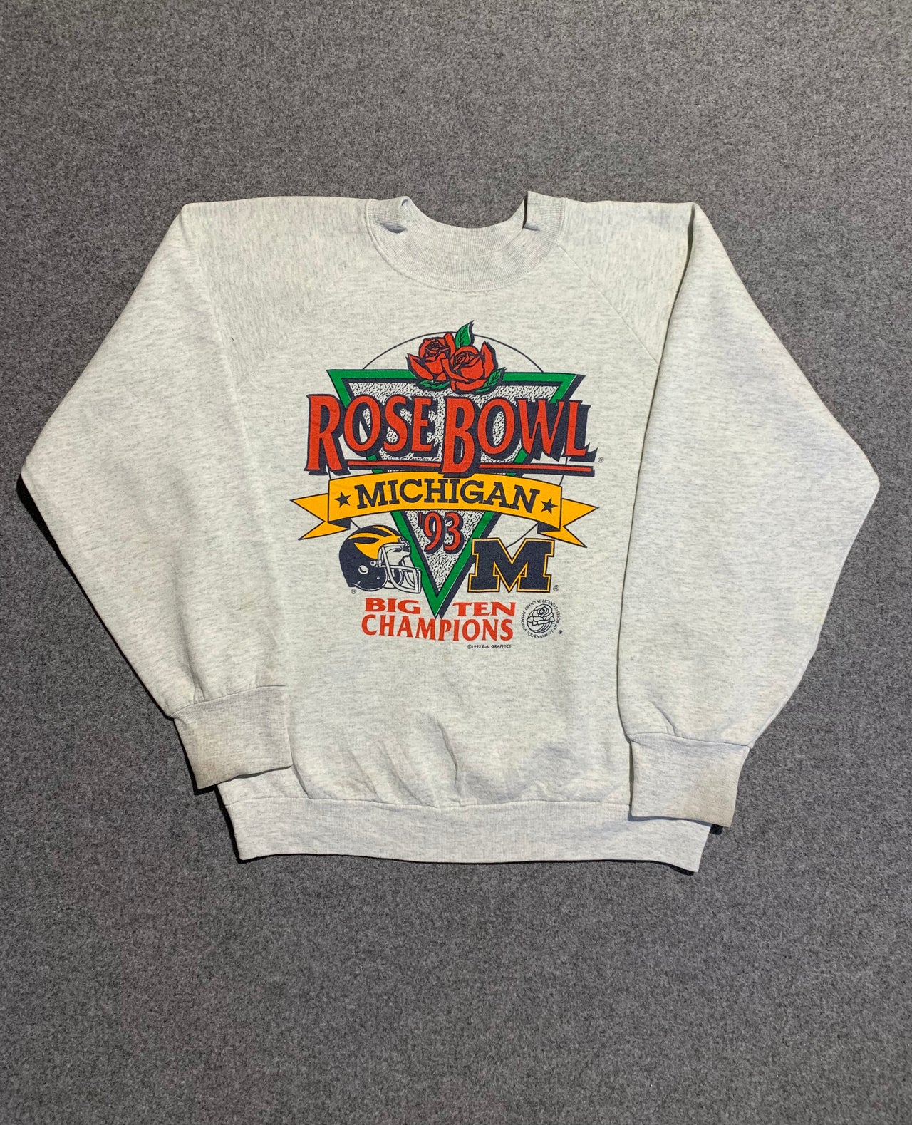 ROSEBOWL MICHIGAN CREWNECK