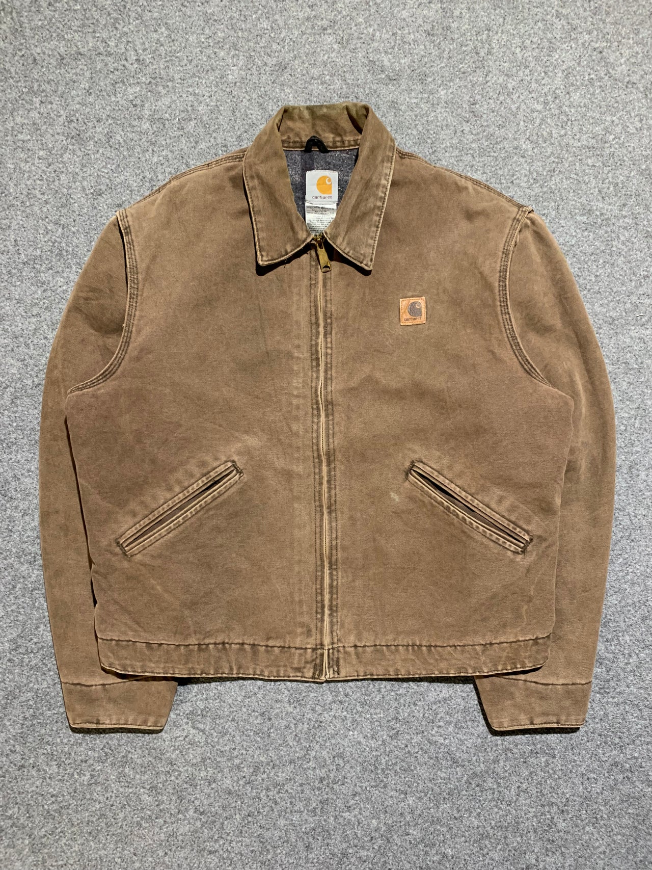 Carhartt Brown Detroit Jacket Made in USA